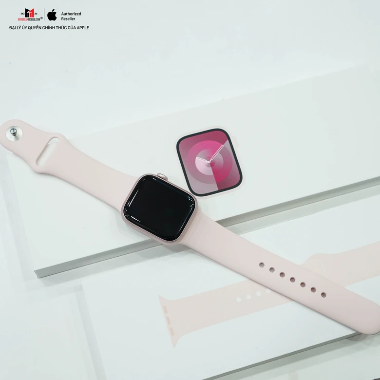 Apple Watch S9 LTE 45mm Viền Nhôm Dây Cao Su
