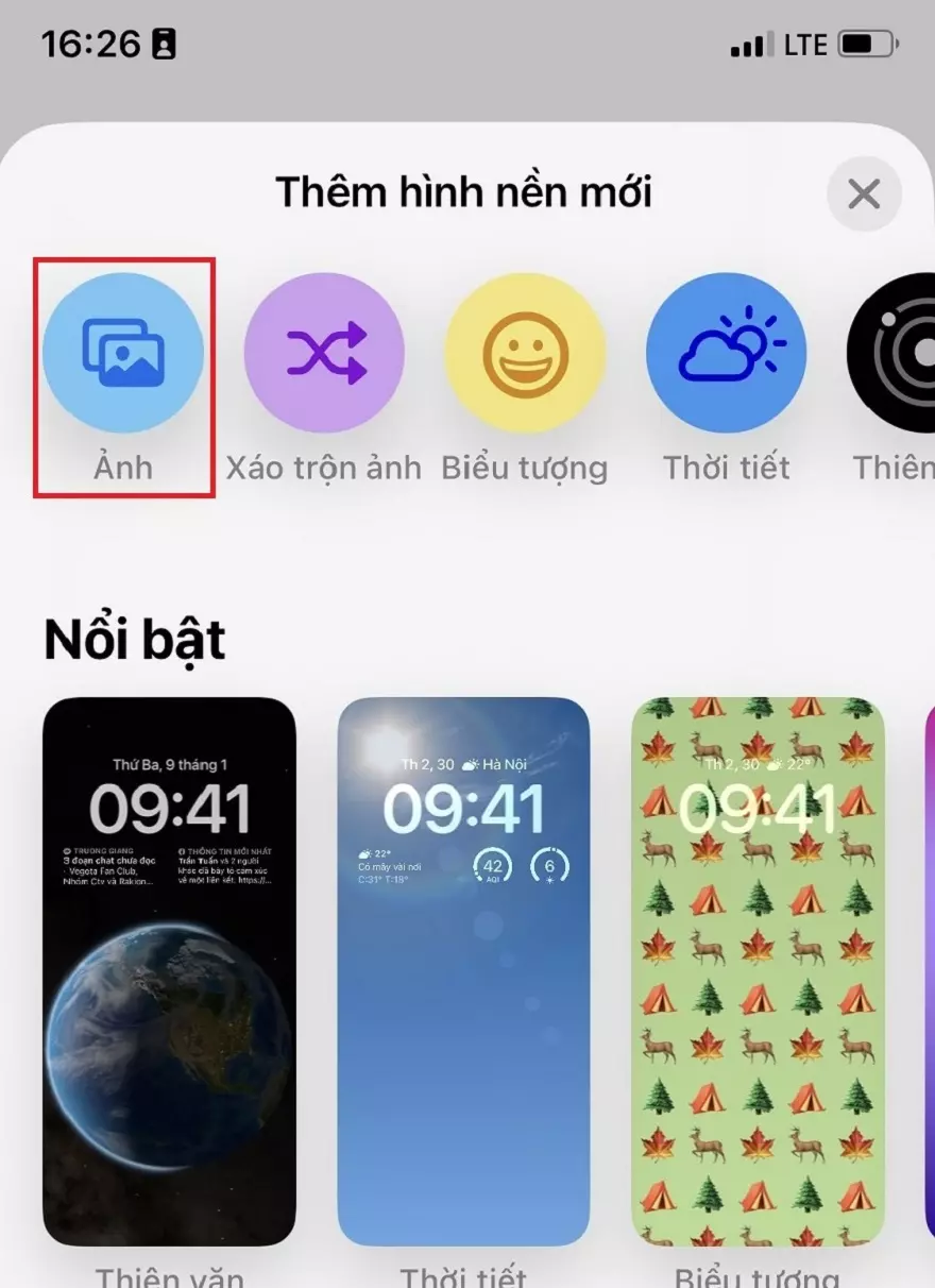 Cách cài đặt hình nền động cho điện thoại của bạn