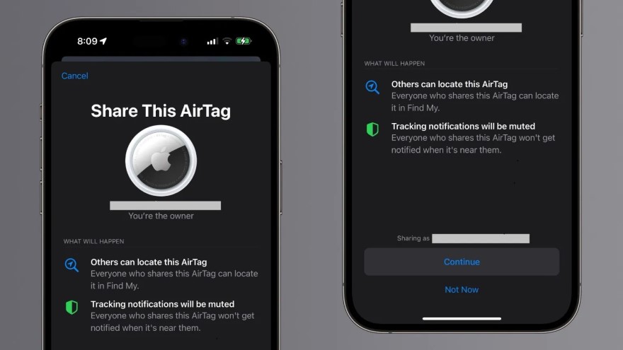 Cách chia sẻ AirTags trên iOS 17