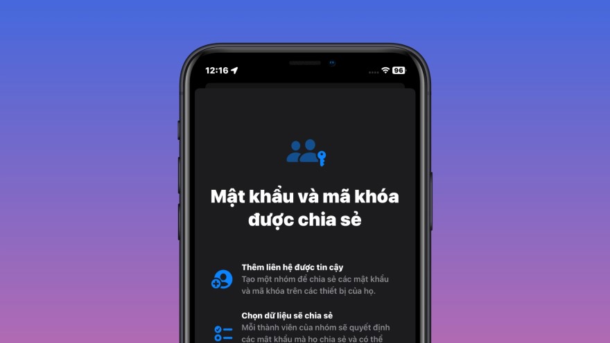 Cách chia sẻ mật khẩu trong iOS 17