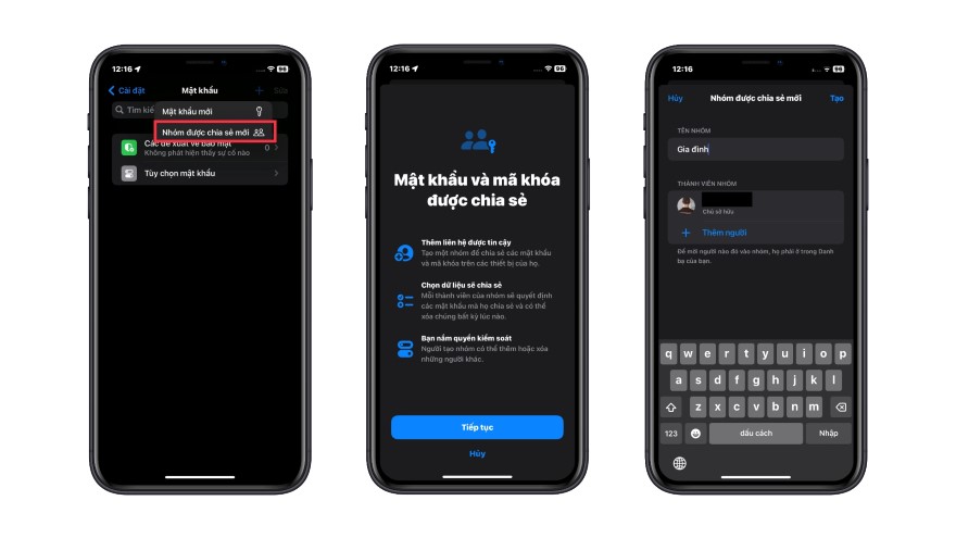 Cách chia sẻ mật khẩu trong iOS 17