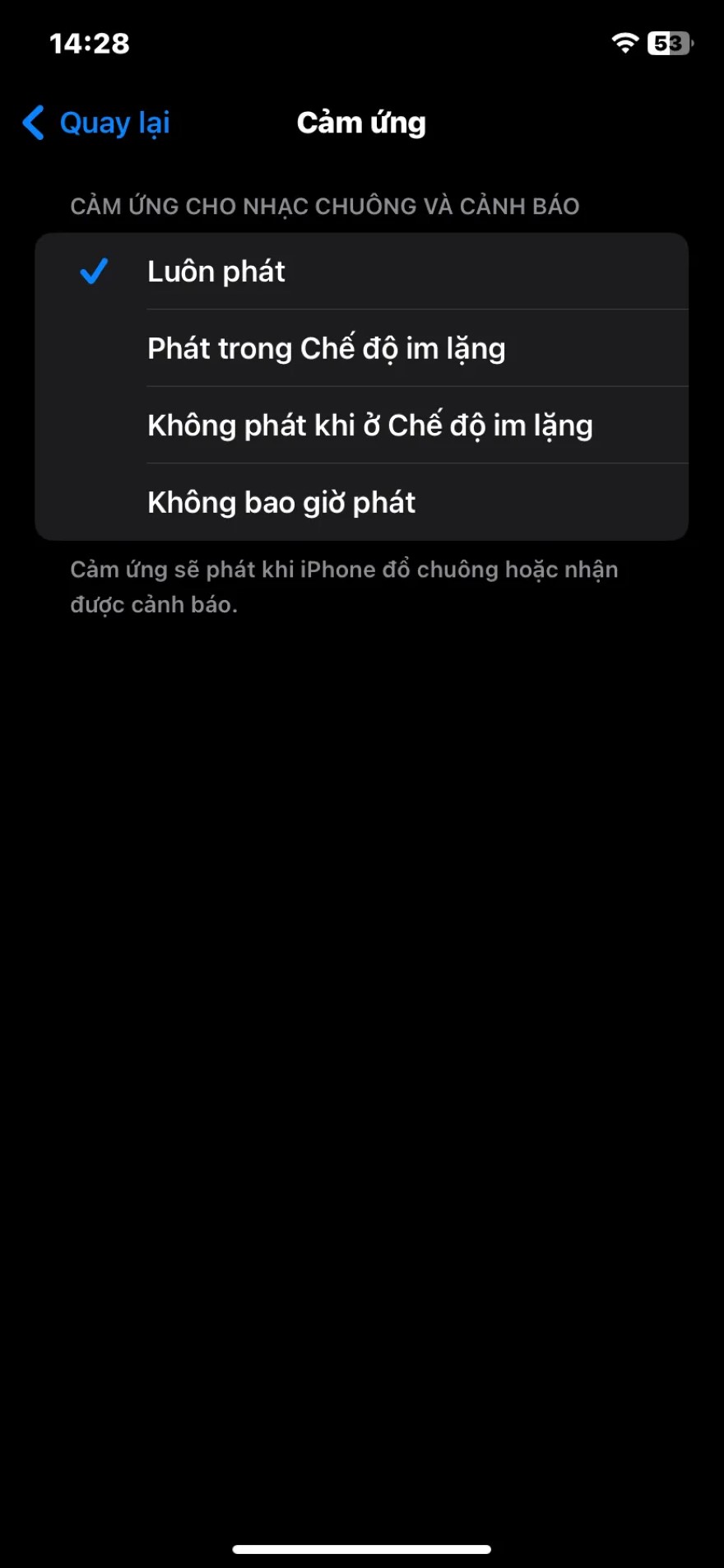 Cách khắc phục lỗi phản hồi xúc giác trên iOS 17