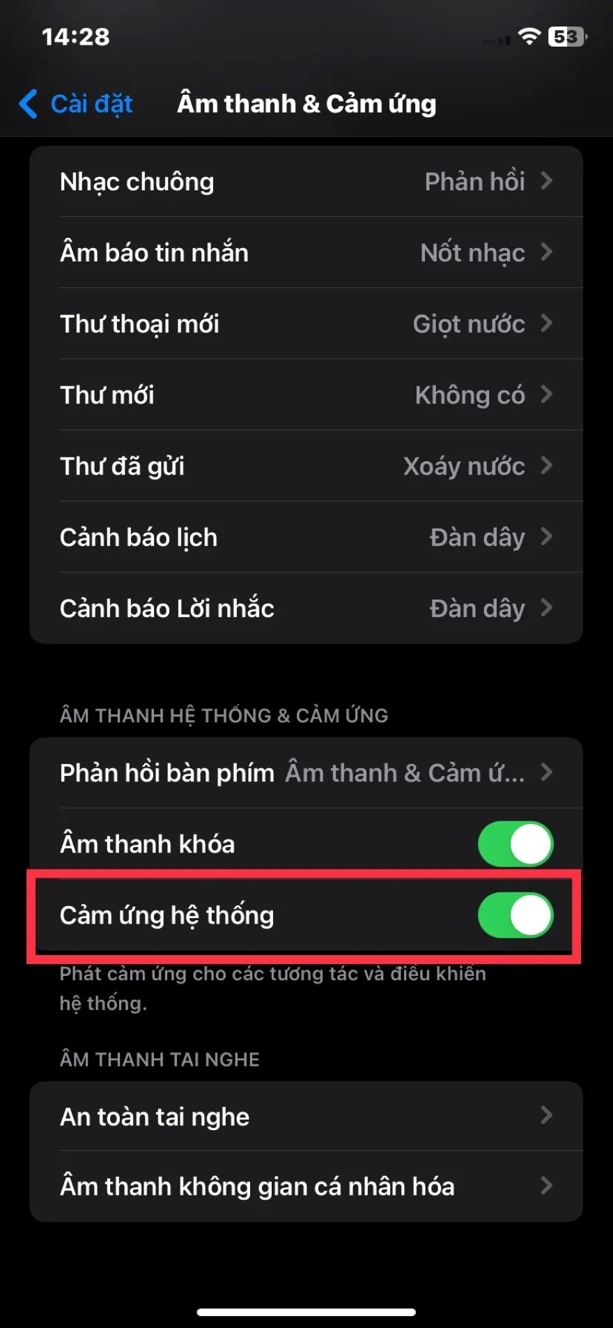 Cách khắc phục lỗi phản hồi xúc giác trên iOS 17