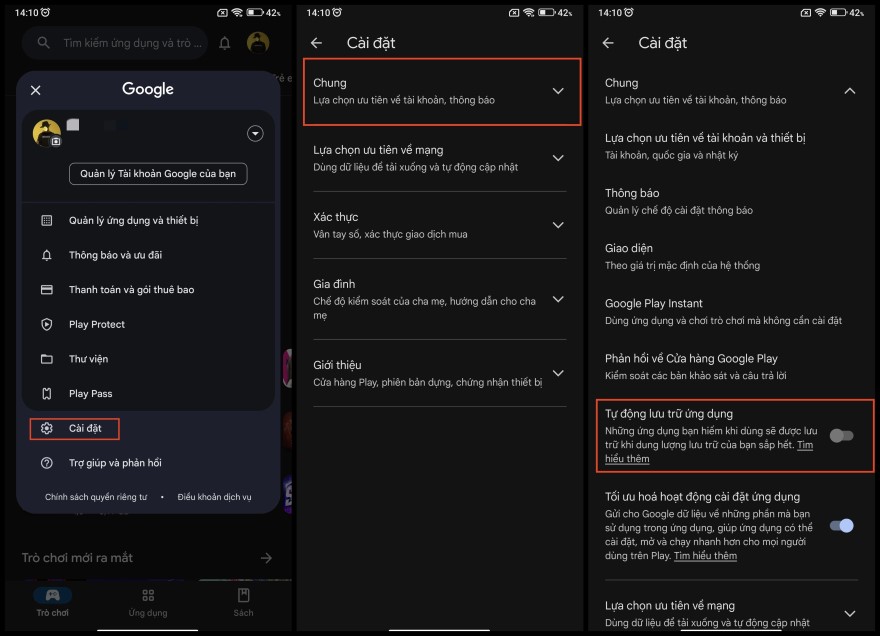 Cách tự động dọn dẹp không gian lưu trữ trên điện thoại