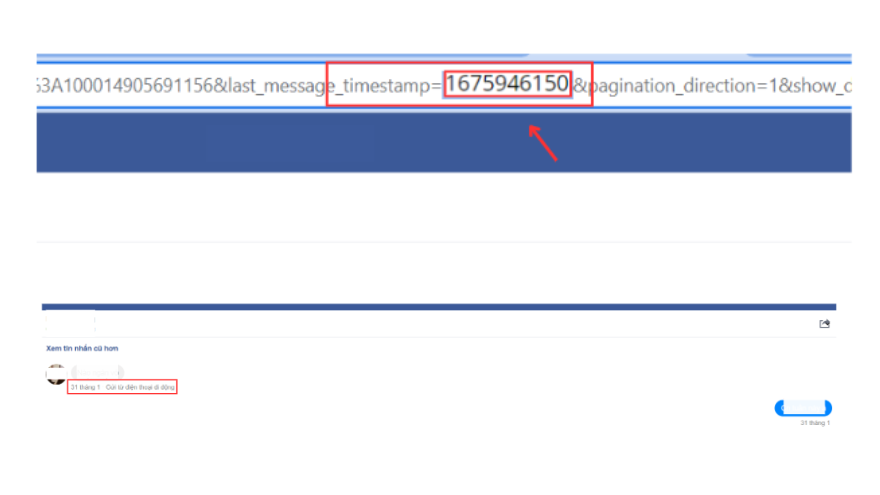 cách xem lại tin nhắn đầu tiên trên messenger