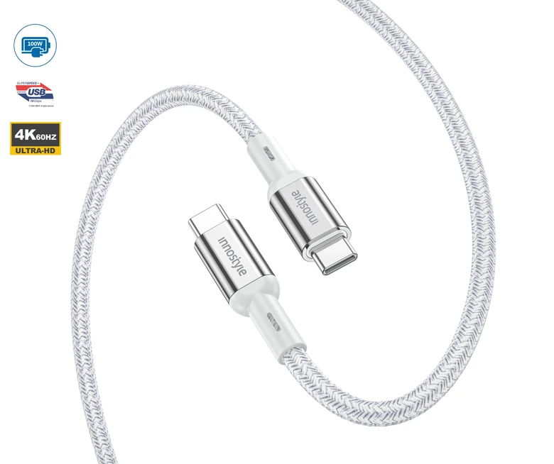 Cáp Type-C to Type-C Innostyle PowerFlex Ultra 2M ICC200AL