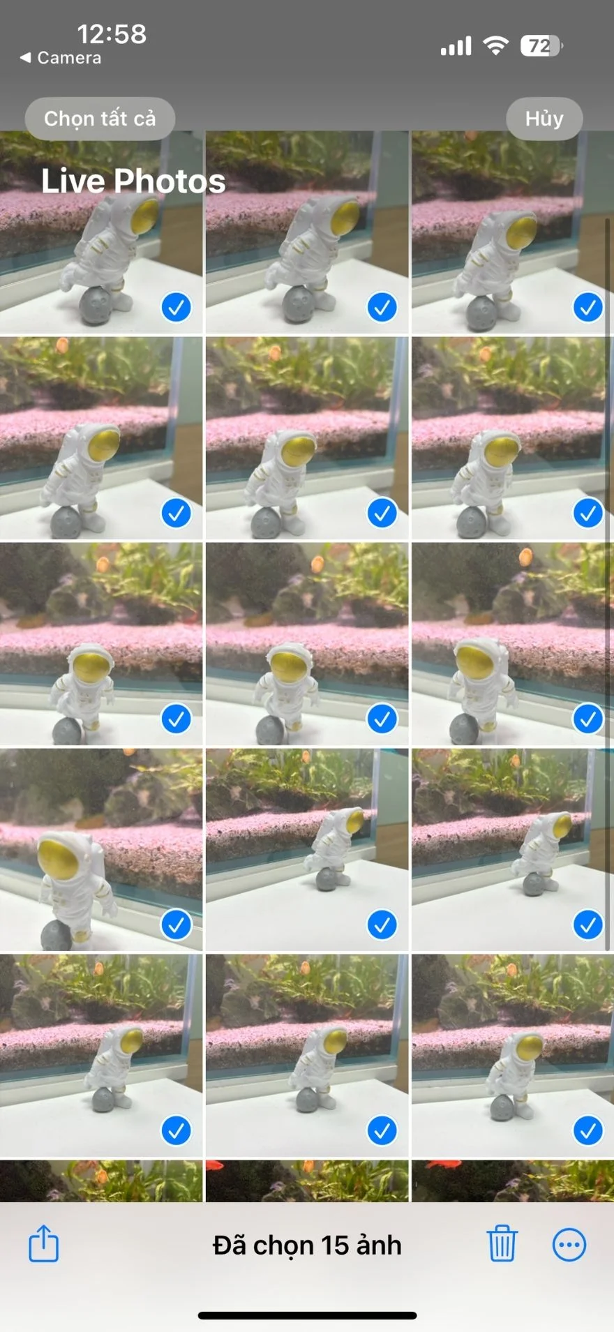 Chuyển Live Photos thành video