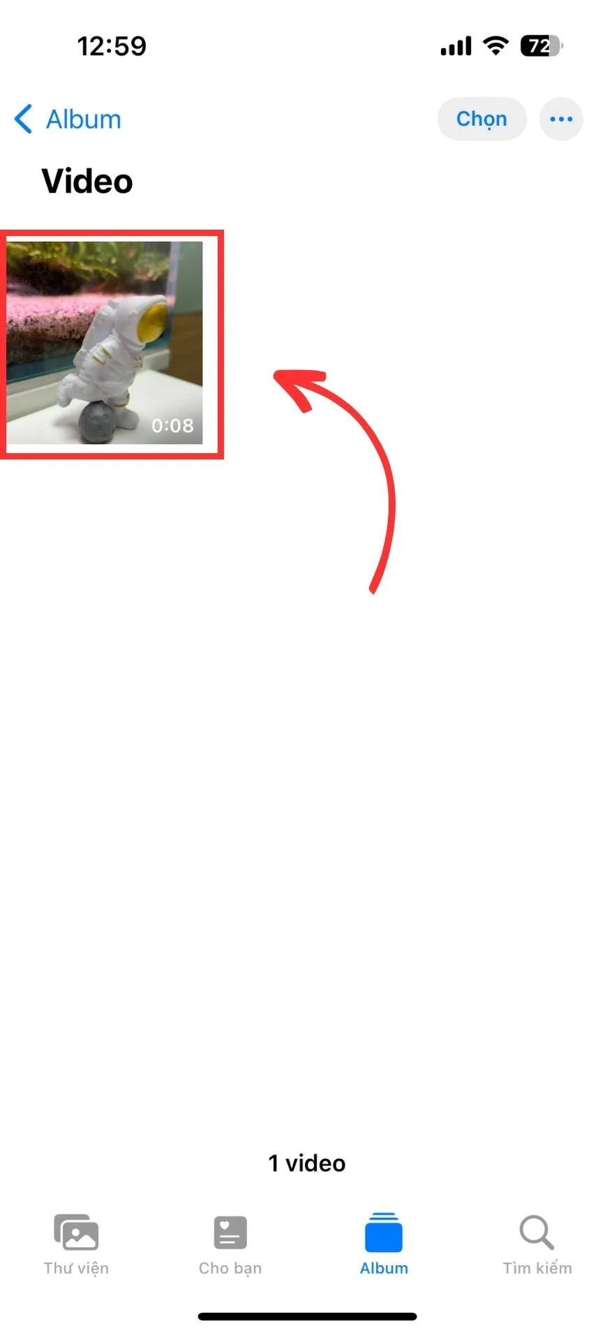 Chuyển Live Photos thành video