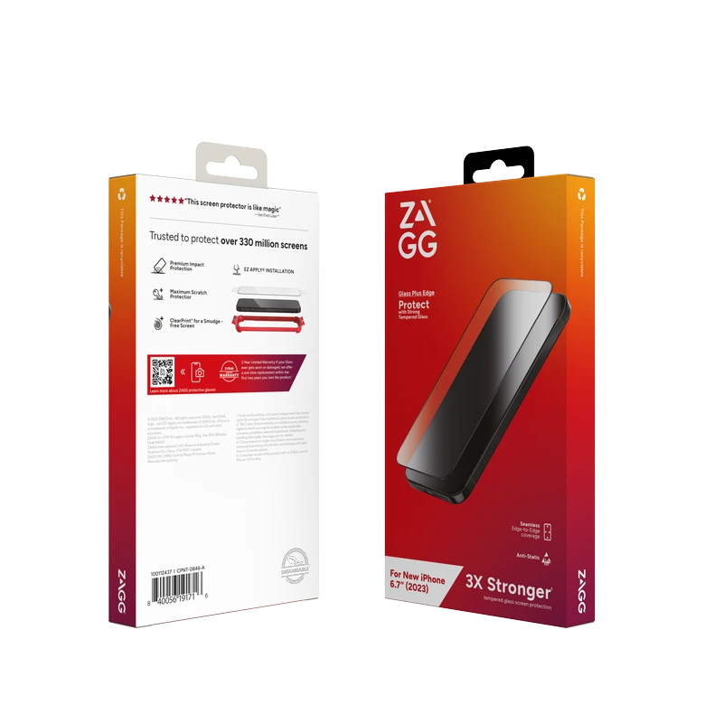 Cường lực iPhone 15 Plus ZAGG Plus Edge