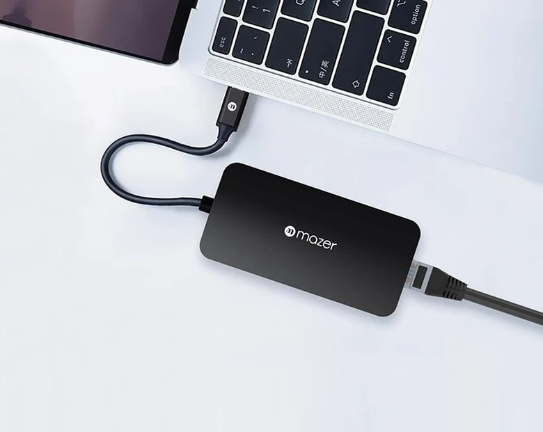 Hub chuyển đổi Mazer 6 in 1 Type-C Infinite.Multimedia Pro