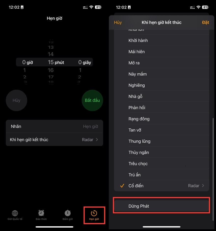 Ứng dụng đồng hồ trên iPhone có tính năng ẩn giúp bạn dễ ngủ hơn
