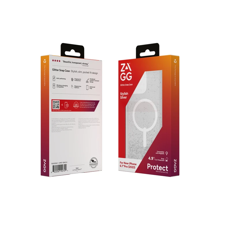 Ốp lưng Magsafe iPhone 15 Pro Max ZAGG Glitter