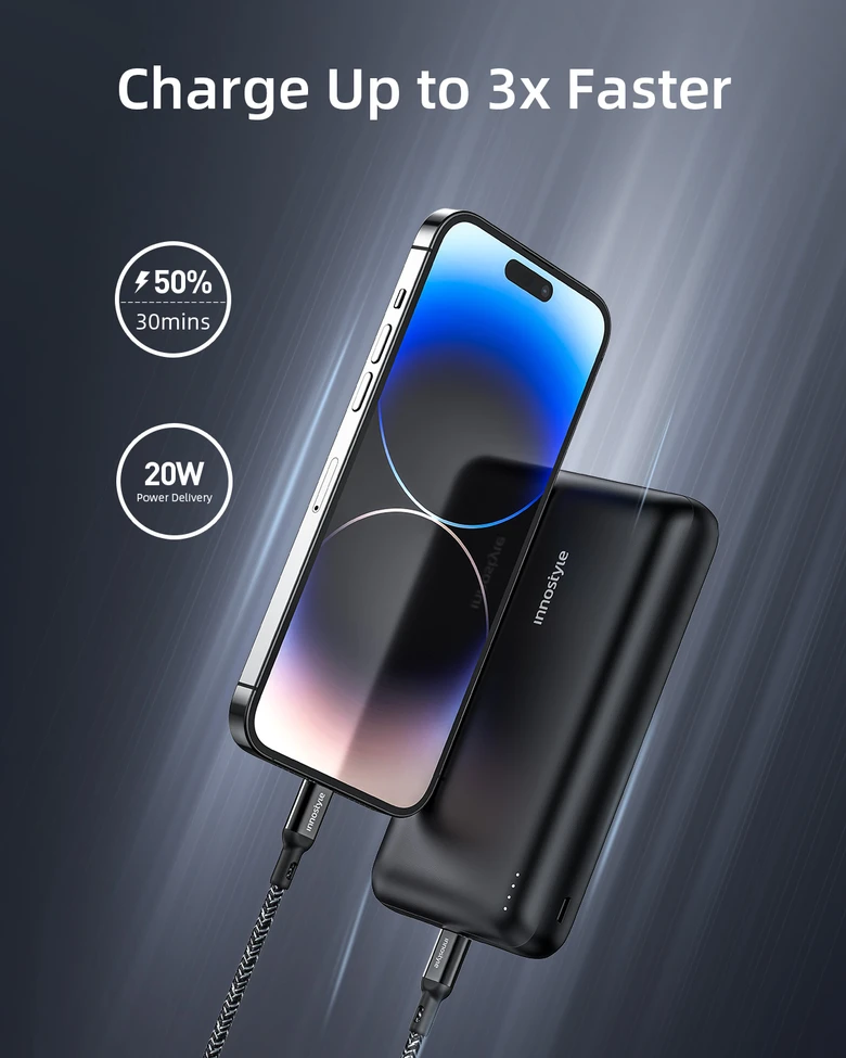 Pin sạc dự phòng Innostyle PowerMax 20.000 mAh 20W IP20KPD
