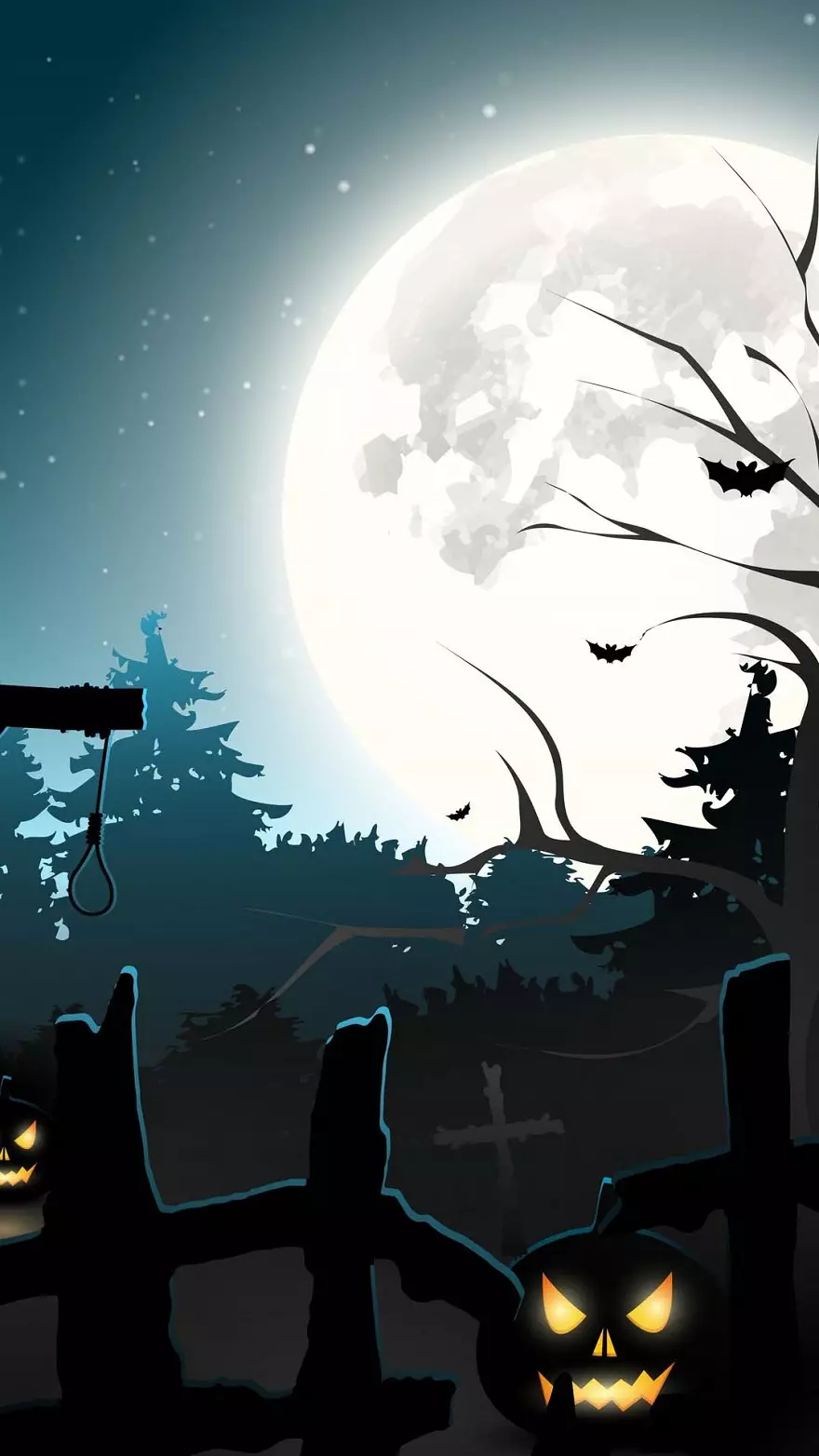 Trọn bộ hình nền đẹp Halloween cho di động