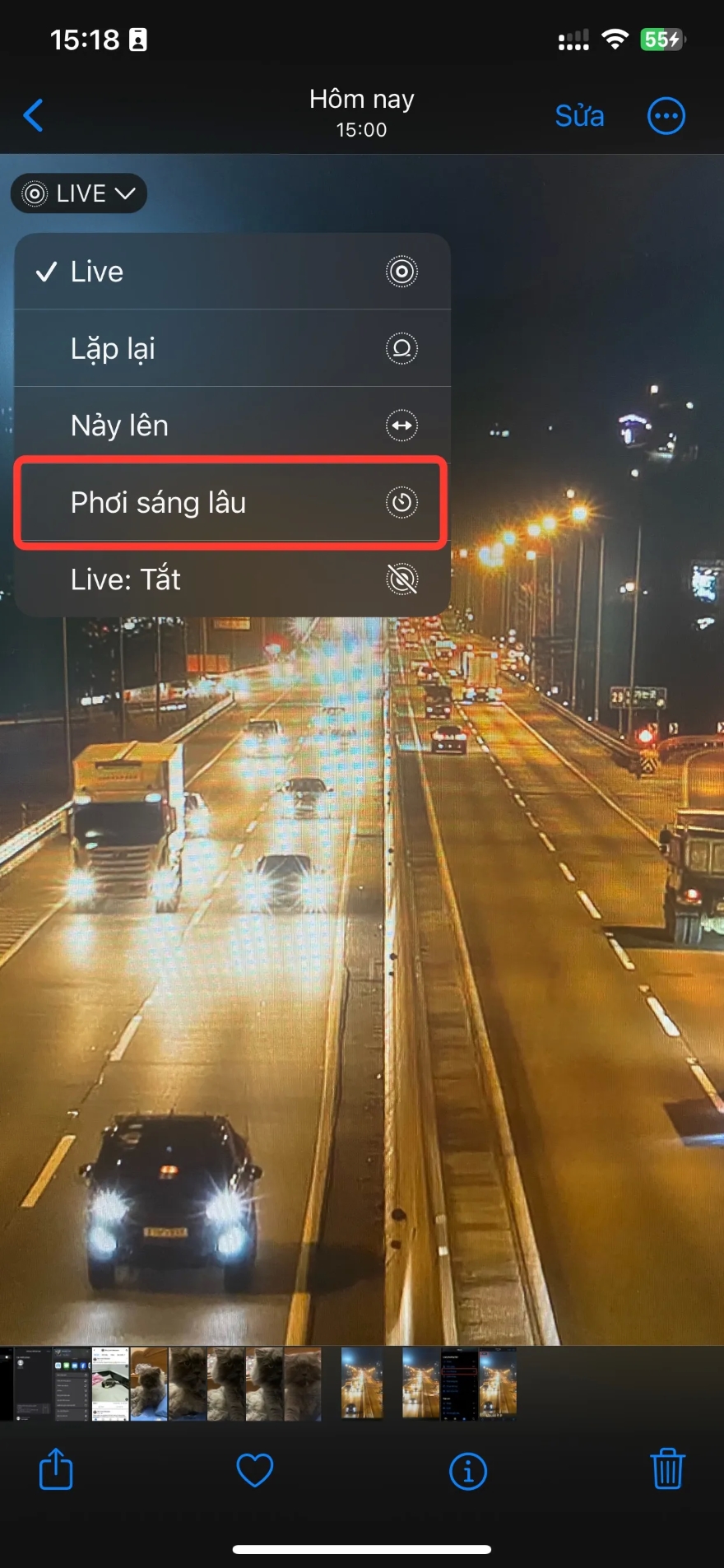 Cách chụp ảnh phơi sáng lâu bằng iPhone