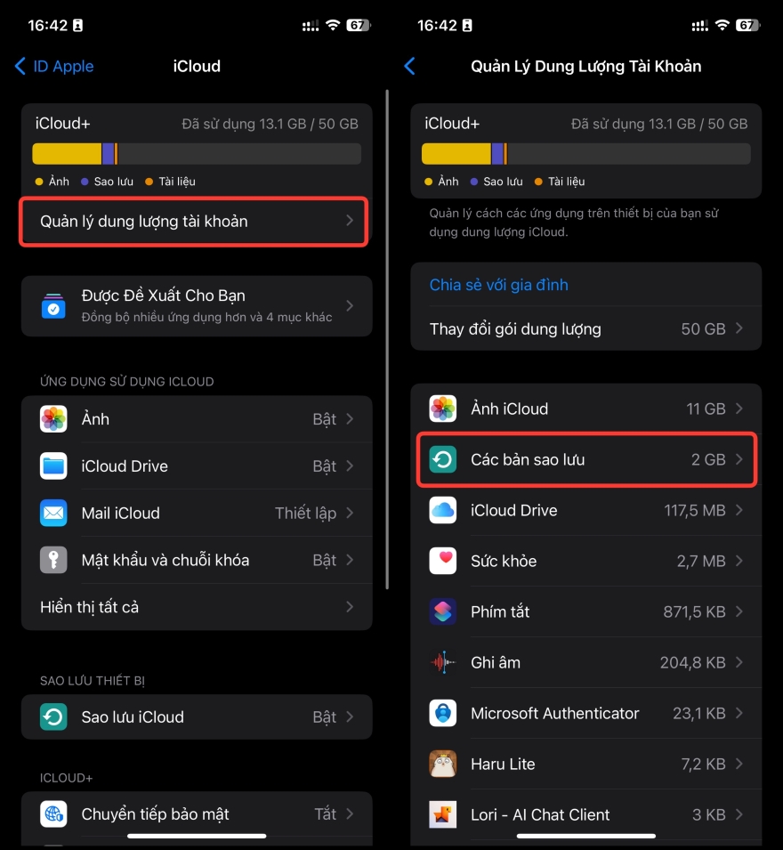 Cách sao lưu dữ liệu trên iPhone trước khi nâng cấp lên iOS 17