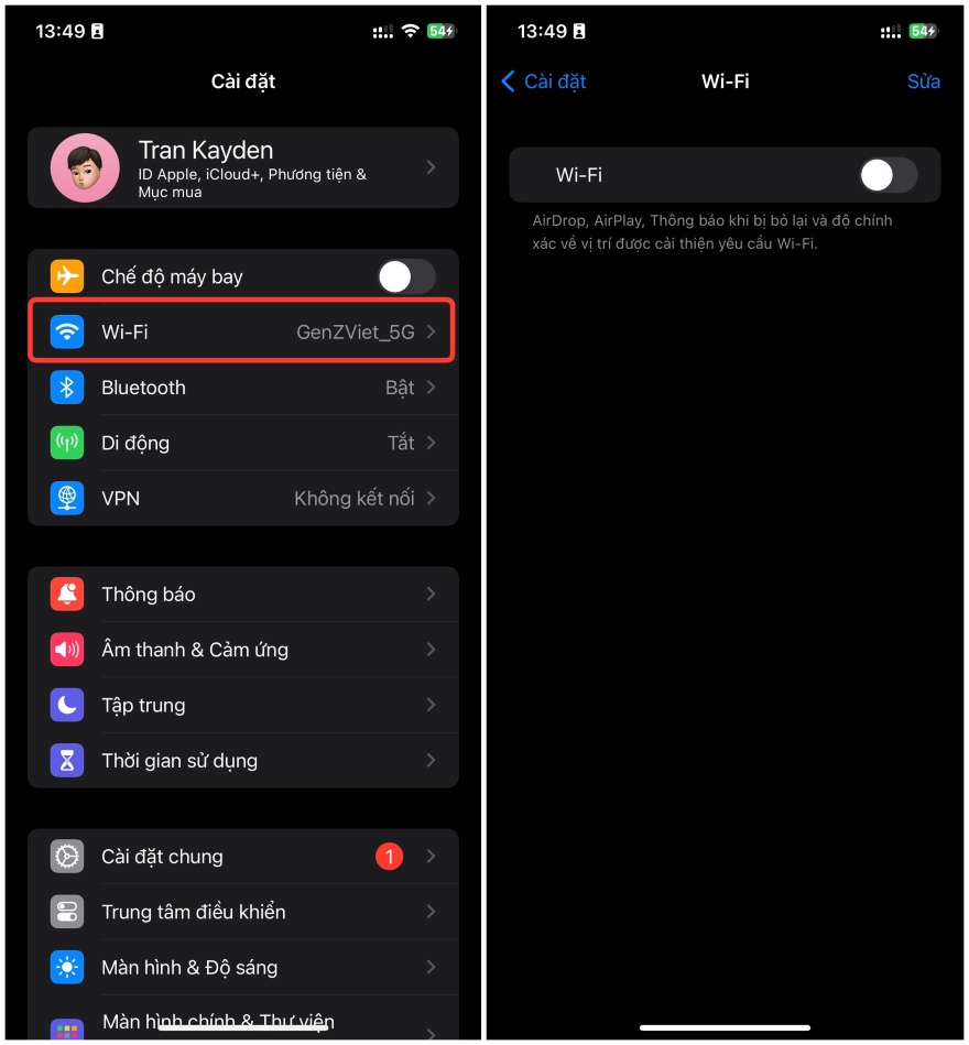 Cách sử dụng AirDrop của Apple qua kết nối di động.