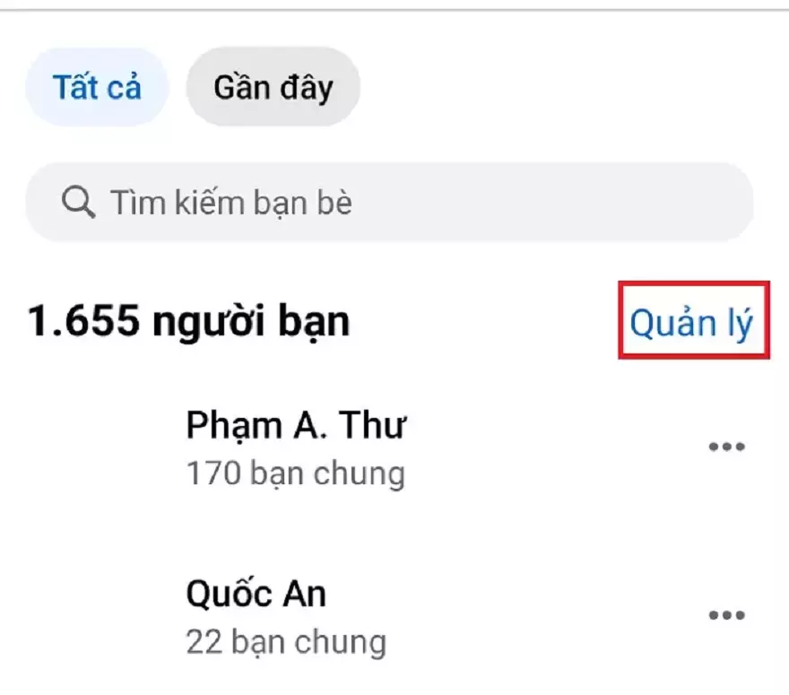 Cách xóa bạn bè ít tương tác trên Facebook