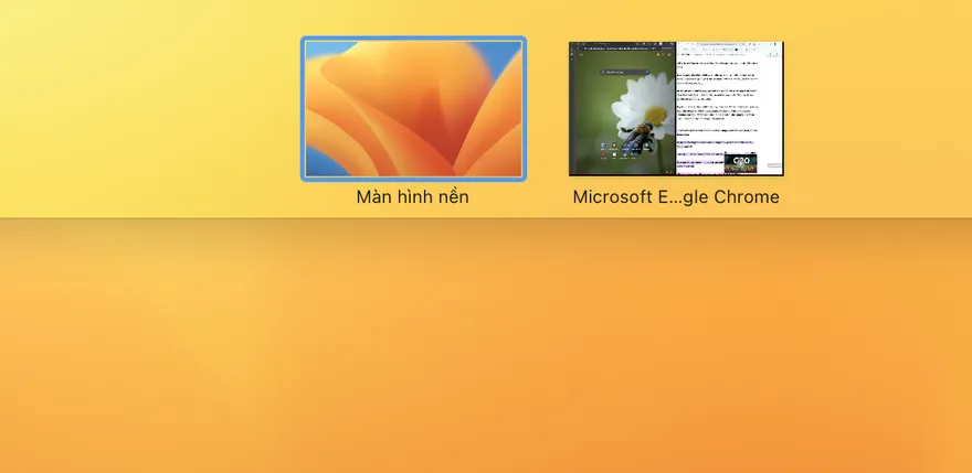 Chia màn hình trên MacBook