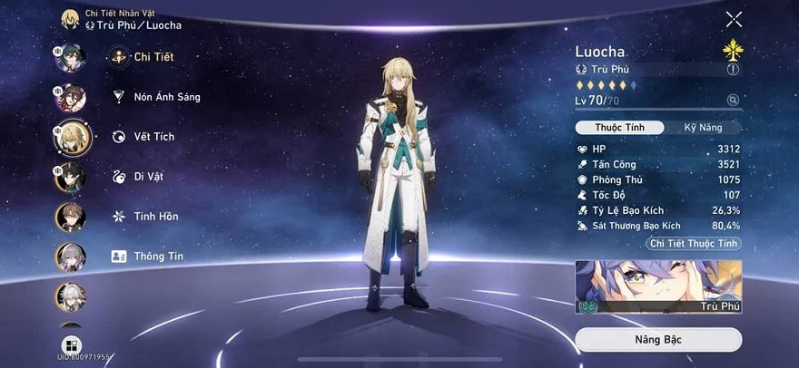 Đội hình Argenti mạnh nhất trong Honkai: Star Rail 1.5