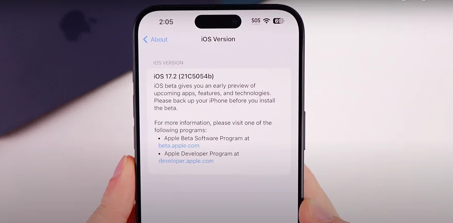 Apple ra mắt iOS 17.2 và iPadOS 17.2 Beta 4