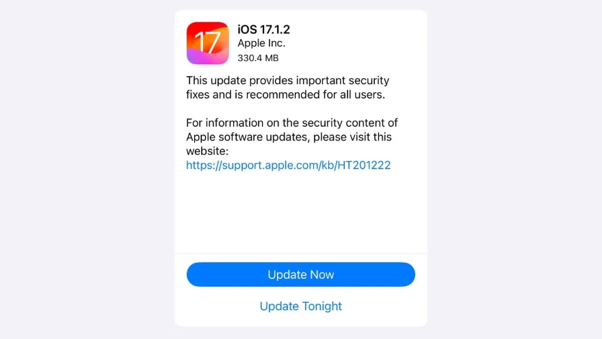 iphone 12 có nên nâng cấp lên iOS 17.1.2