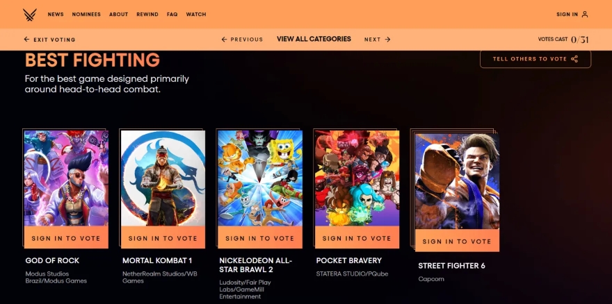 Những ứng cử viên nặng ký cho giải Game hay nhất năm đã được công bố