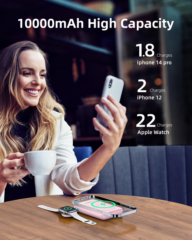 Pin sạc dự phòng Innostyle 10.000 mAh 20W PowerMag Duo 2 in 1 IW202