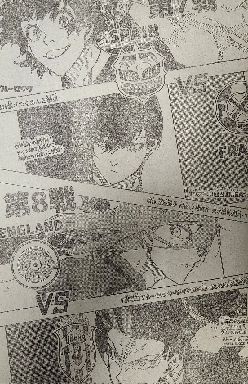 Spoiler Blue Lock chap 241-3