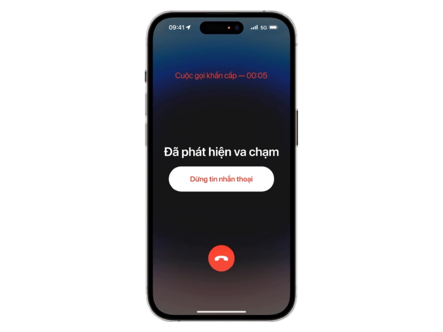 sử dụng tính năng Quản lý Phát hiện va chạm trên iPhone