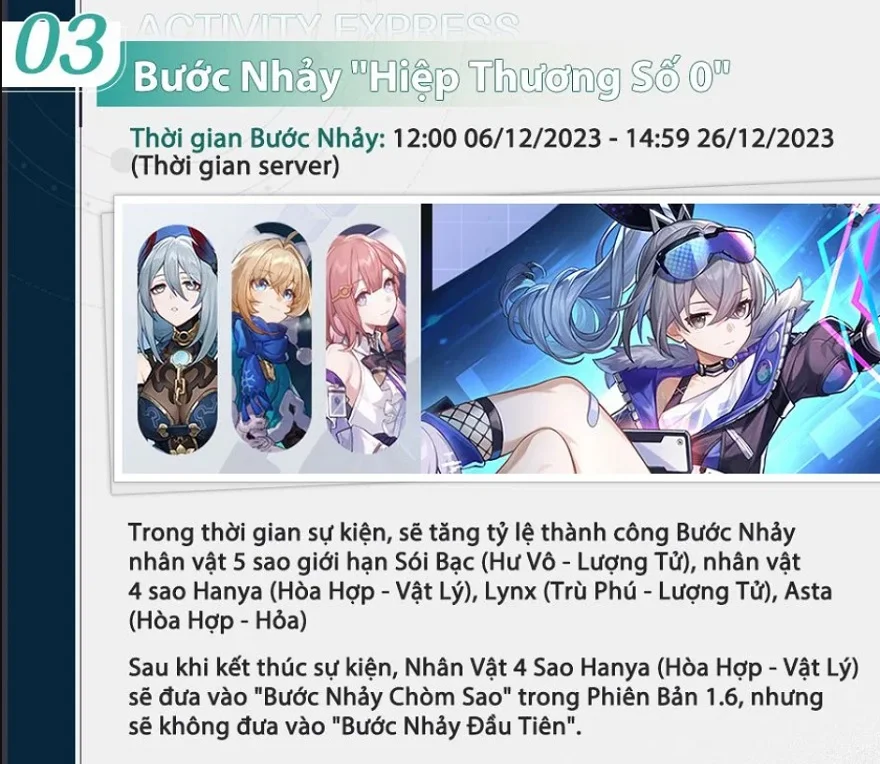 Sự kiện Honkai: Star Rail