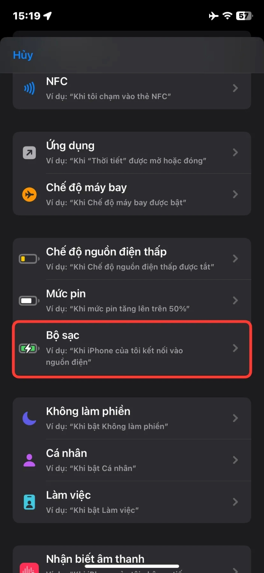thay đổi màn hình sạc mặc định của iPhone
