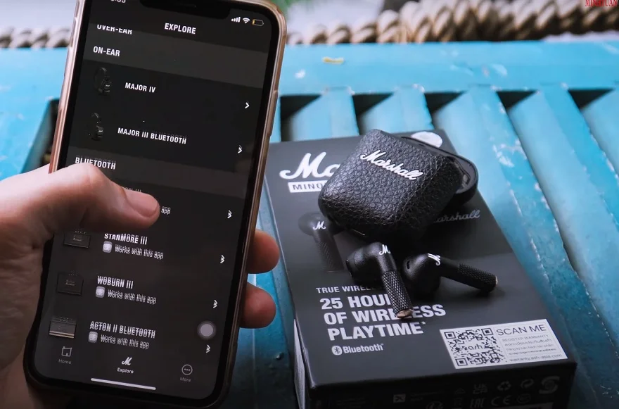 Trải nghiệm trên tay tai nghe bluetooth Marshall Minor 3