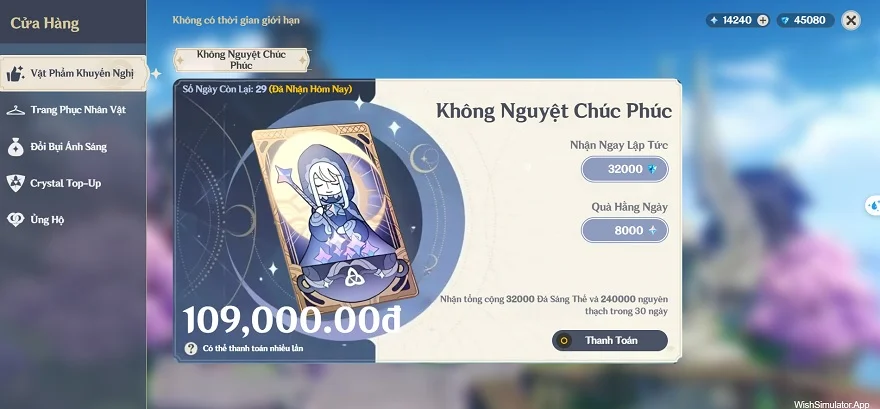 Wish Simulator Genshin Impact