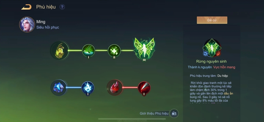 cách build tướng Ming Liên Quân Mobile