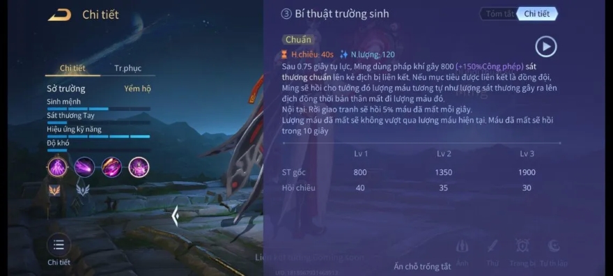 cách build tướng Ming Liên Quân Mobile