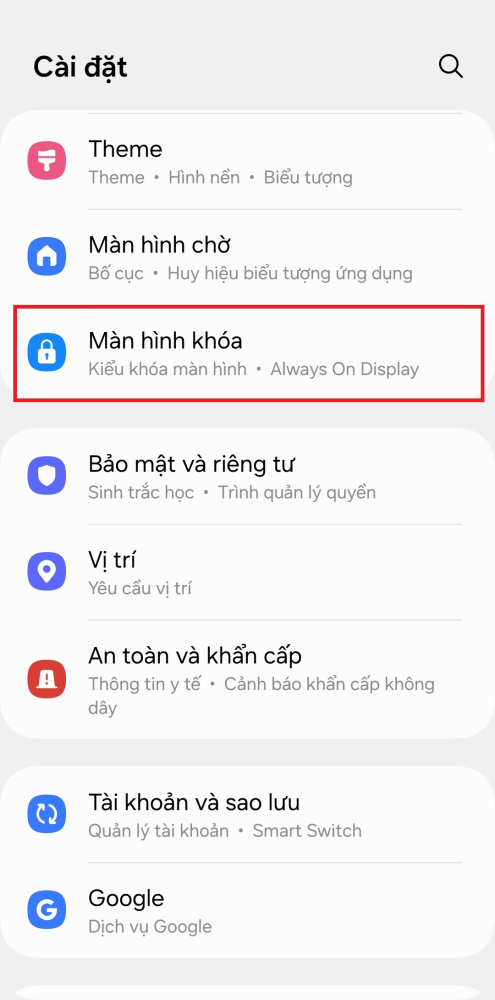 Cách điều chỉnh đồng hồ màn hình khóa trên One UI 6.0