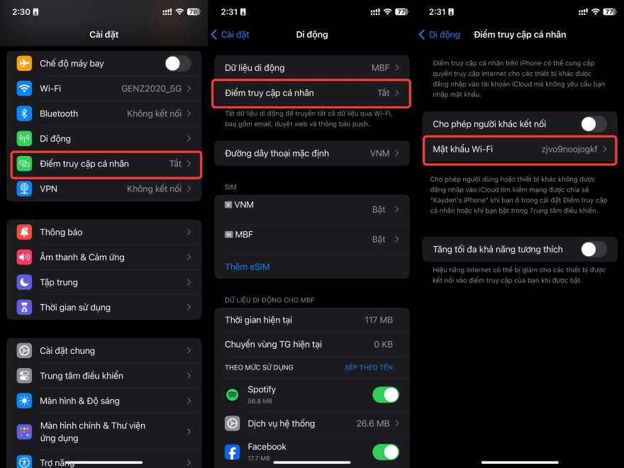 Cách kiểm tra ai đang truy cập điểm phát sóng di động trên iPhone