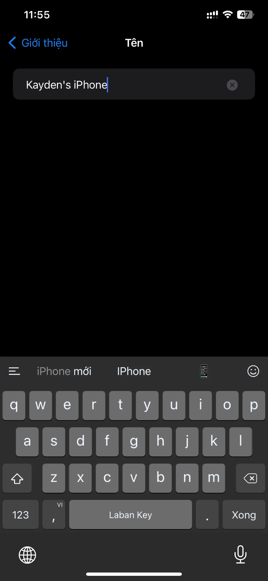 Cách thay đổi tên AirDrop trên iPhone