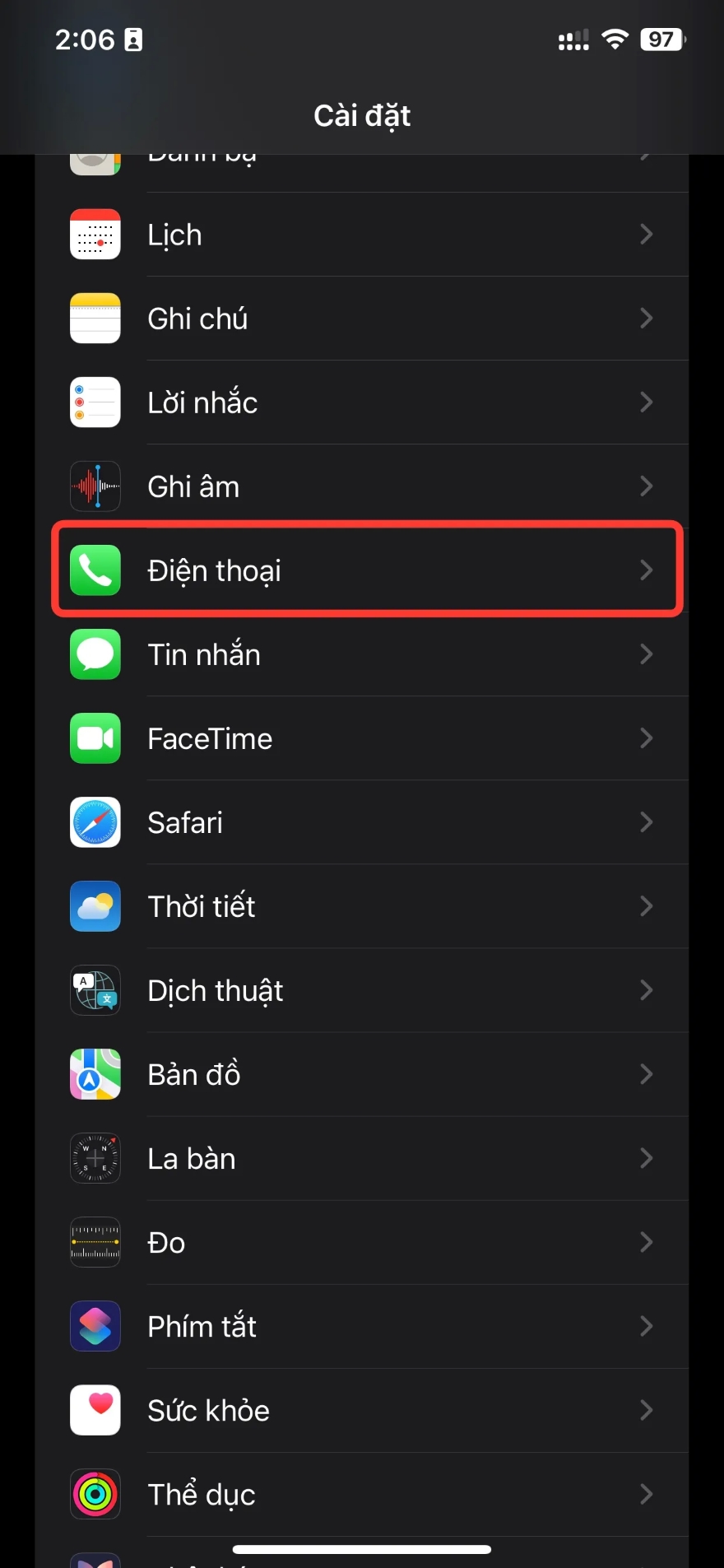 cài đặt thông báo cuộc gọi toàn màn hình iphone