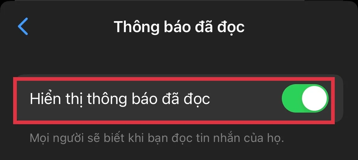 Hướng dẫn tắt chế độ đã xem trên Messenger