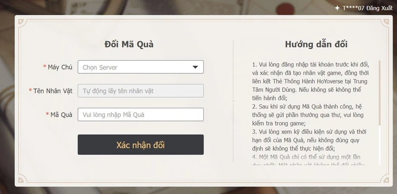 Tổng hợp Code Genshin Impact 4.3-3