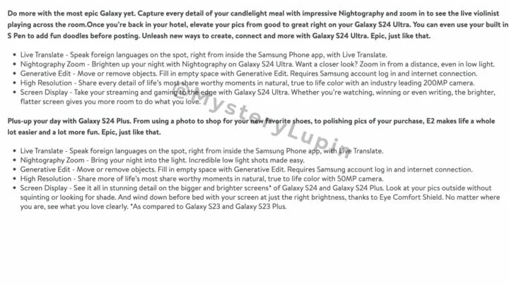 Samsung Galaxy S24 series có thể sửa ảnh chuyên nghiệp bằng AI