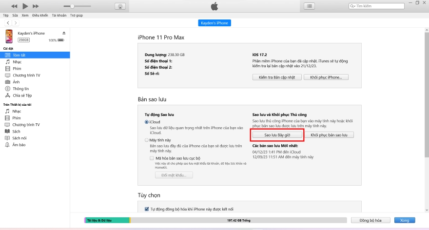 cách hạ cấp iOS 17.2 xuống iOS 17.1.2