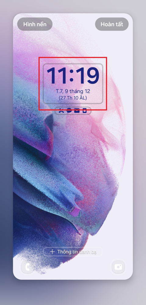 Cách điều chỉnh đồng hồ màn hình khóa trên One UI 6.0