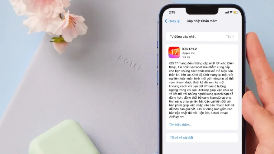iPhone 12 iOS 17.1.2