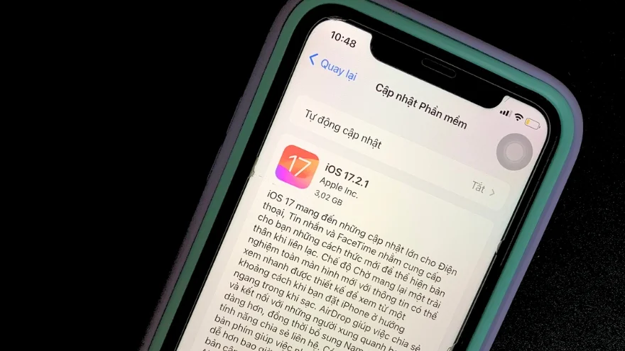 iPhone lên iOS 17.2.1