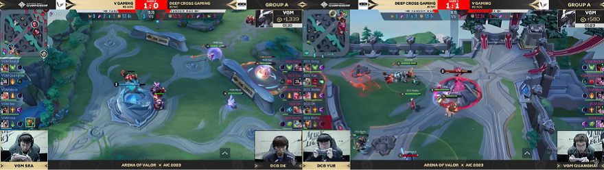 Liên Quân Mobile: 3 đội tuyển Việt Nam có nguy cơ bị loại từ vòng bảng AIC 2023