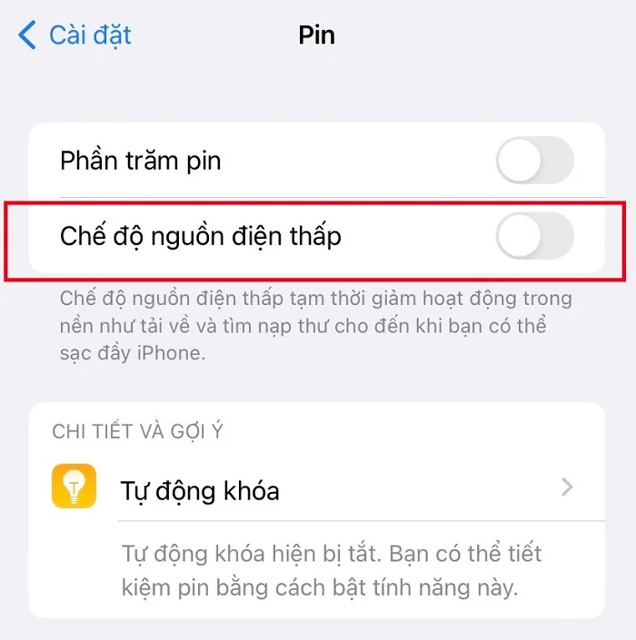 Mẹo kéo dài thời lượng pin trên iOS 17.2.1 trên iPhone