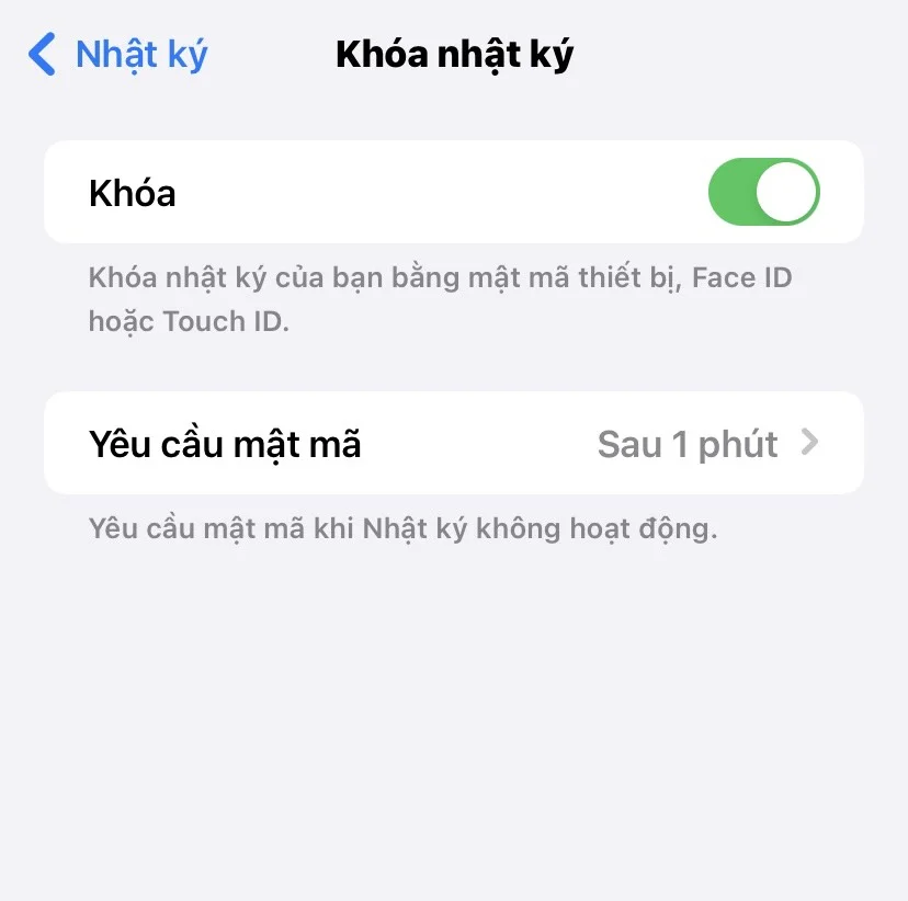 Sử dụng Nhật ký trên iOS 17.2 cực đơn giản